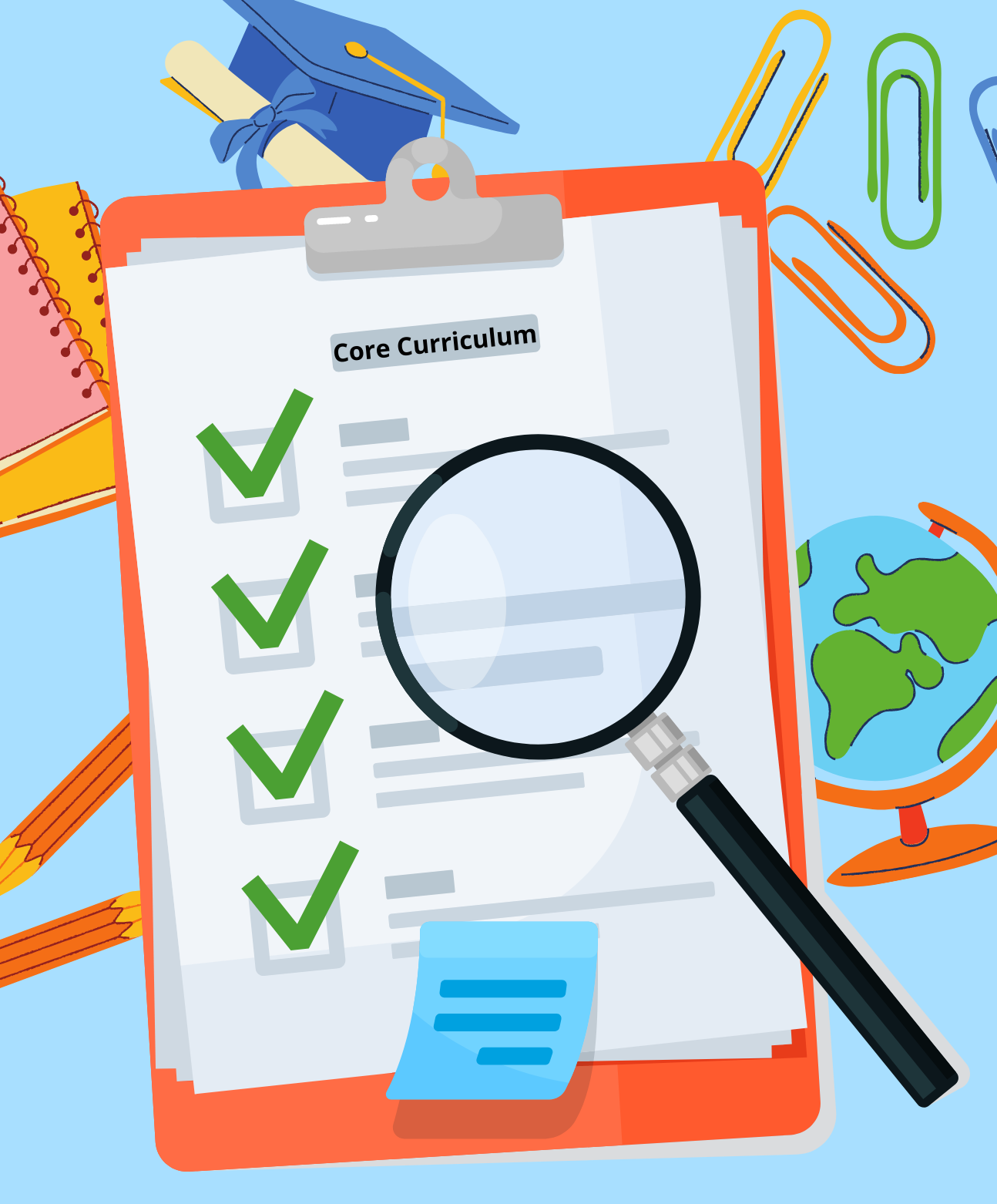 Core Review Graphic